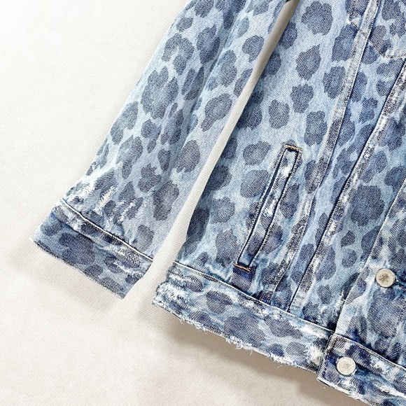 Blank NYC Denim Welcome To The Jungle Denim Jacket Size XS - Picture 9 of 13